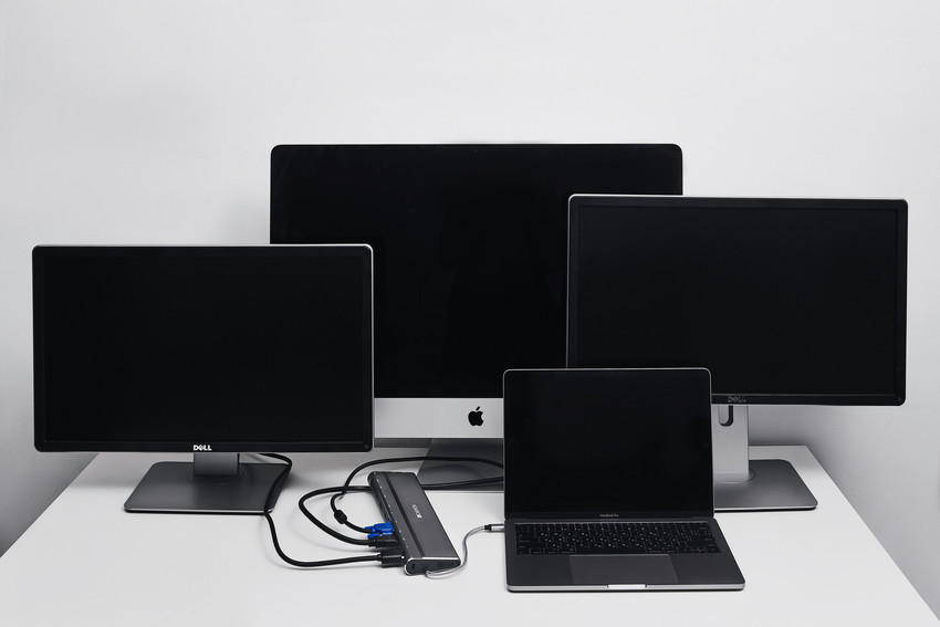 Метод 3: USB-C хъб или докинг станция